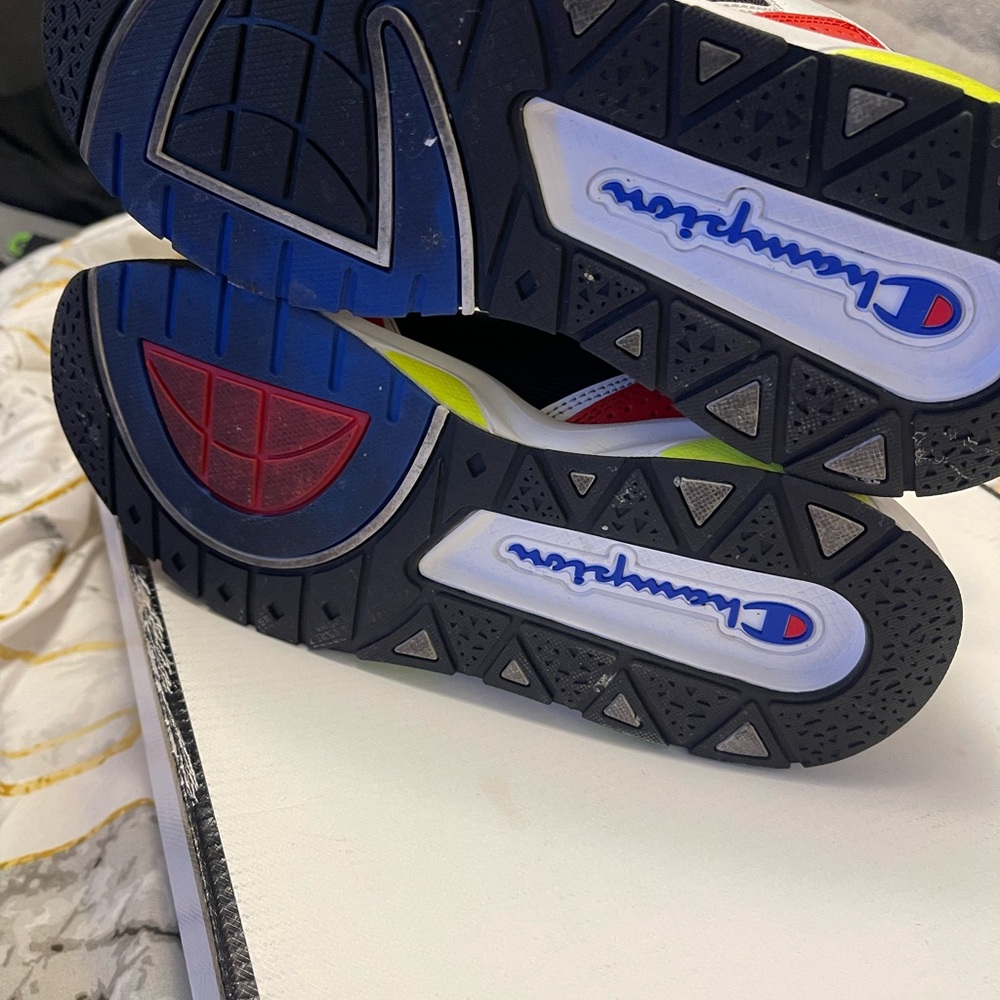 Champion Kids' Red, Blue, and Yellow Sneakers